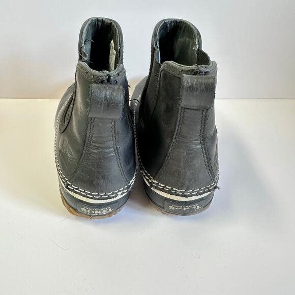 Sorel Out N About black Chelsea rubber rain boots US Size 8.5 Euro 39.5 - Picture 8 of 15